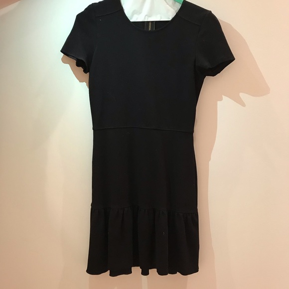 Juicy Couture Dress Solid Ponte Flirty in Black - Picture 2 of 4